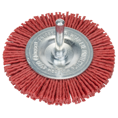 Bosch Accessoires Schijfborstels voor boormachines - nylondraad met korund schuurmiddel K80, 75 mm - 2609256535