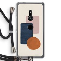Geo #3: Sony Xperia XZ2 Transparant Hoesje met koord
