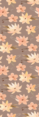 Slaapkamer behang aquarella bloemen pastelkleuren