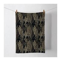 Ambiente keukendoek luxury trees zwart