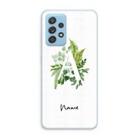 Green Brush: Samsung Galaxy A73 Transparant Hoesje