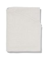 HEMA Tafelkleed grijs chambray katoen Ø180cm (grijs)