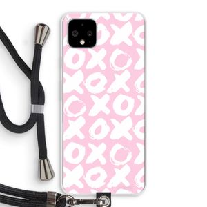 XOXO: Pixel 4 XL Transparant Hoesje met koord