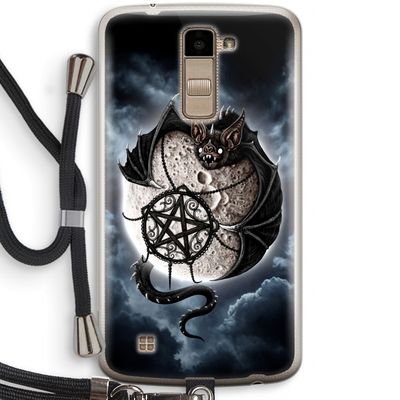 Volle maan: LG K10 (2016) Transparant Hoesje met koord