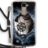 Volle maan: LG K10 (2016) Transparant Hoesje met koord