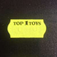 Etiket 2612 T1T fl. geel afneembaar