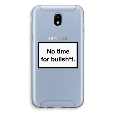 No time: Samsung Galaxy J5 (2017) Transparant Hoesje