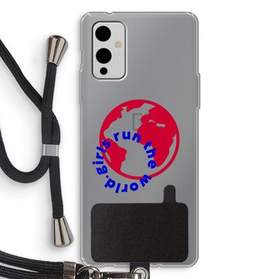 Run The World: OnePlus 9 Transparant Hoesje met koord