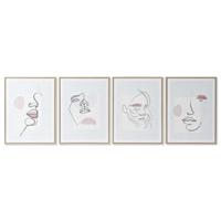 Canvas DKD Home Decor polyestyreen Canvas 45 x 2,5 x 60 cm