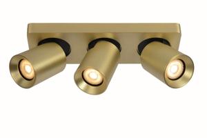 Artdelight 3-lichts opbouwspotMegano goud richtbaar - PL MEGANO3 MG