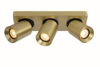 Artdelight 3-lichts opbouwspotMegano goud richtbaar - PL MEGANO3 MG