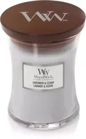 WoodWick medium candle lavender & cedar