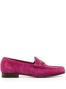 Gucci mocassins à détail doré - Violet