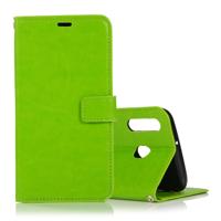 Crazy Horse textuur horizontale Flip lederen draagtas met houder & kaartsleuven & portemonnee & fotolijstjes voor Galaxy A40 (groen)