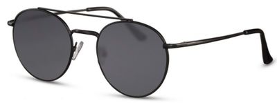 CWI zonnebril piloot unisex zwart/smoke (CWI2428) CWI zonnebril piloot unisex zwart/smoke (CWI2428)