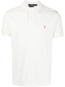 Polo Ralph Lauren polo à motif Polo Pony brodé - Blanc