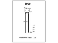 Dutack Niet serie 5000 Cnk hars 25 mm ds 5 duizend - 5026025