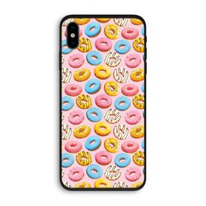 Pink donuts: iPhone XS Biologisch afbreekbaar hoesje