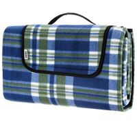 Picknickdeken Ruit-Blauw 2x2m