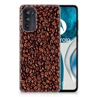 Motorola Moto G52/G82 Siliconen Case Koffiebonen - thumbnail