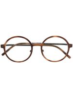 Mykita lunettes de vue à monture ronde - Tons neutres