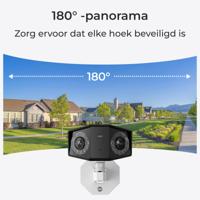 Reolink Duo Series Duo-serie P730 - 4K PoE-buitencamera, dubbele lens, 180° panoramisch zicht, detectie van personen/voertuigen/dieren - thumbnail