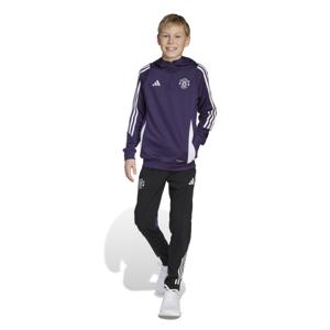 adidas Manchester United Track Trainingspak Hooded 2025-2025 Kids Paars Wit