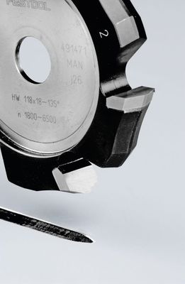 Festool Accessoires V-groeffrees HW 118x18-135°/Alu - 491471