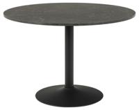 Eettafel Aurora Rond MDF Zwart Ø110cm - Giga Living