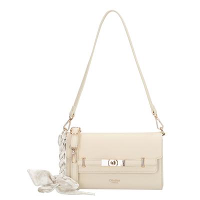 Charm London Schoudertas met Overslag The Hamptons Cream