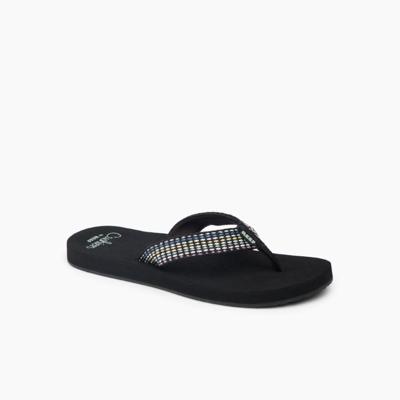 REEF Baja Elana Slipper Dames Black/Frosty 11