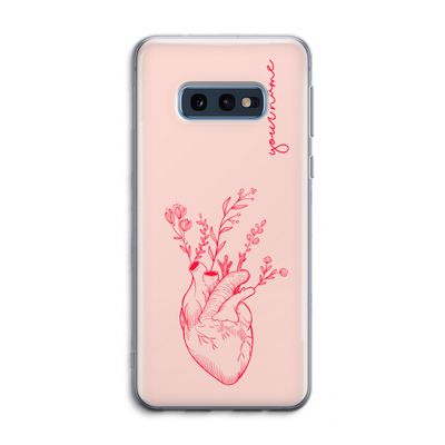 Blooming Heart: Samsung Galaxy S10e Transparant Hoesje