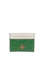 Tory Burch porte-cartes Kira à chevrons - Vert - thumbnail