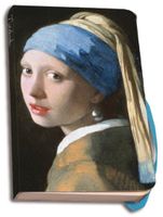 Notitieboek A6, zachte kaft: Meisje met de parel-Girl with the Pearl Earring, J. Vermeer