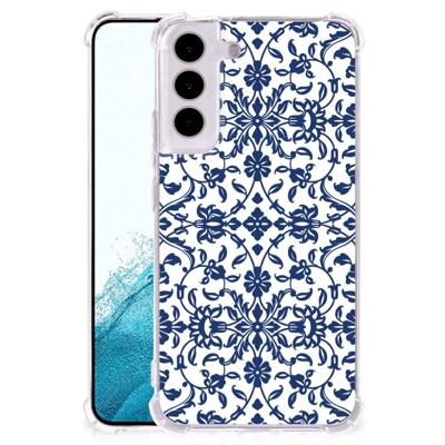 Samsung Galaxy S22 Case Flower Blue Samsung Galaxy S22 Case Flower Blue