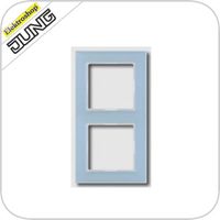 Jung A Creation afdekraam 2-voudig glas blauwgrijs