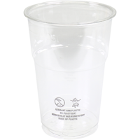 Depa Glas | bierglas | met kraag | gerecycled PET | 250ml | transparant | 1200 stuks
