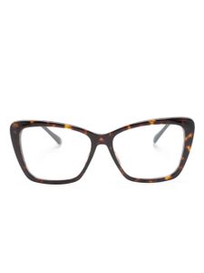 Jimmy Choo Eyewear lunettes de vue à monture papillon - Marron