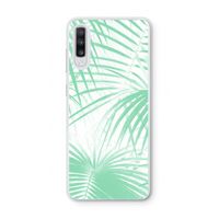 Palmbladeren: Samsung Galaxy A70 Transparant Hoesje Palmbladeren: Samsung Galaxy A70 Transparant Hoesje
