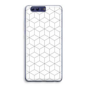 Zwart-witte kubussen: Honor 9 Transparant Hoesje