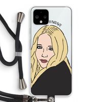 Mary Kate: Pixel 4 Transparant Hoesje met koord
