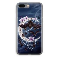 Vleermuizen Maan: iPhone 8 Plus Transparant Hoesje