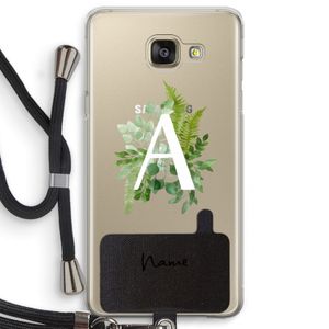 Green Brush: Samsung Galaxy A5 (2016) Transparant Hoesje met koord