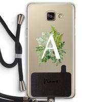 Green Brush: Samsung Galaxy A5 (2016) Transparant Hoesje met koord
