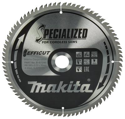 Makita Accessoires Afkortzaagblad Hout 260X30 80T Ffcut - B-67290