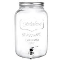Gerimport dispenser cocktails/water/limonade - met tap - 8L - glas - zomer