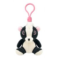 Pluche stinkdier sleutelhanger 9 cm