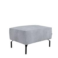 Bronx71 Hocker Kansas ribstof brave me licht grijs