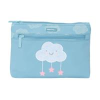 Schoolpennenzak Safta Nube Wolken Blauw 23 x 16 x 3 cm