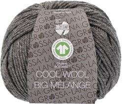 Lana Grossa Cool Wool Big Mélange (GOTS) 221 Dark gray mottled